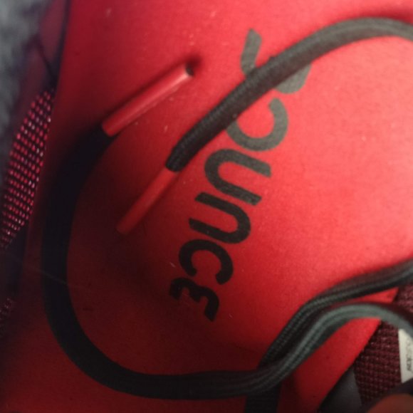 Adidas Bounce Running Shoes Athletic Runners Coral/Black men9us/8.5uk=Women10us - Picture 4 of 4